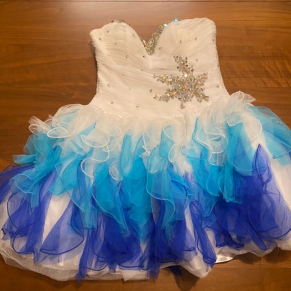 Snow Queen Costume Party Dress